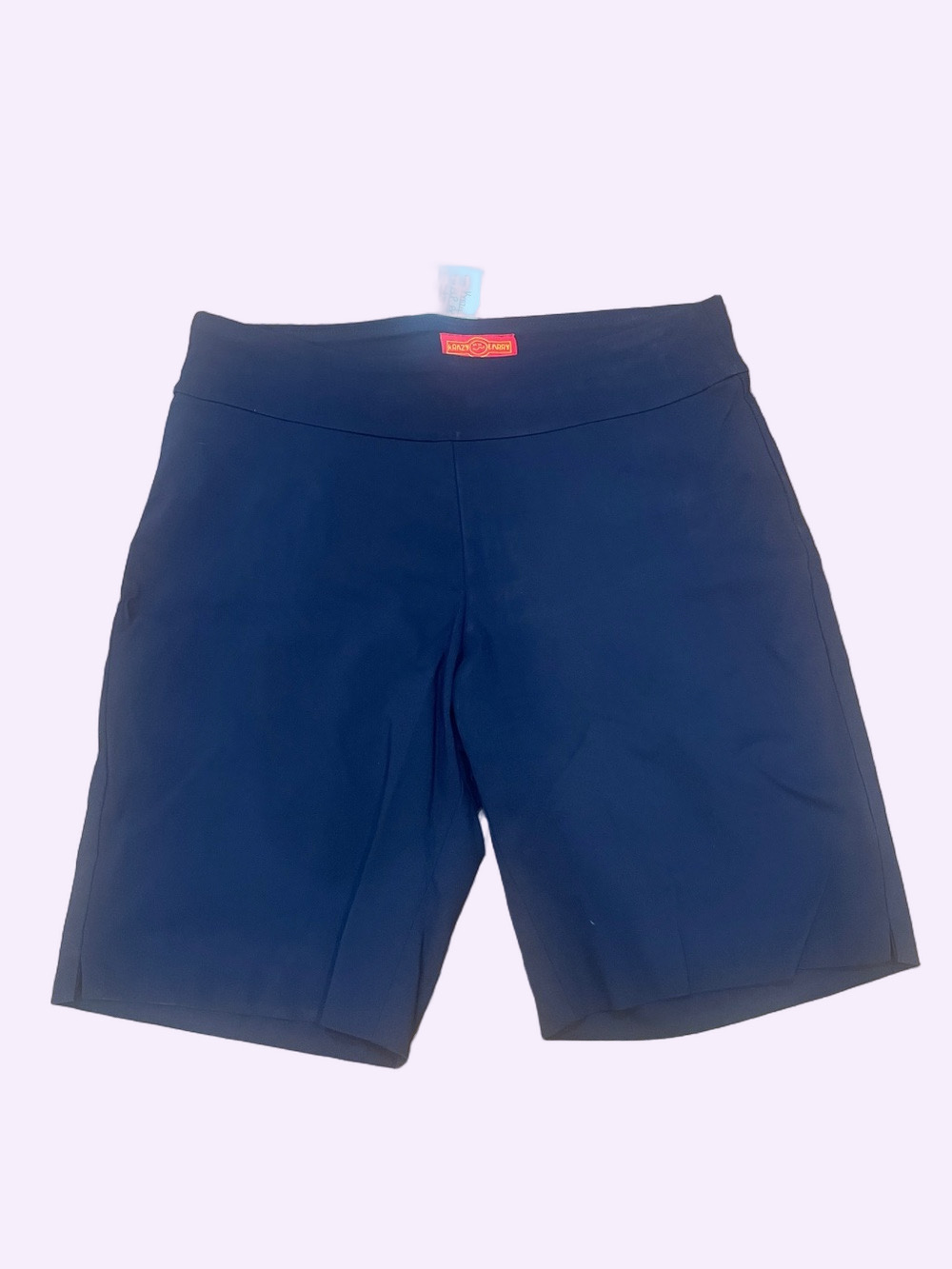 Krazy Larry NEW Navy pull on shorts